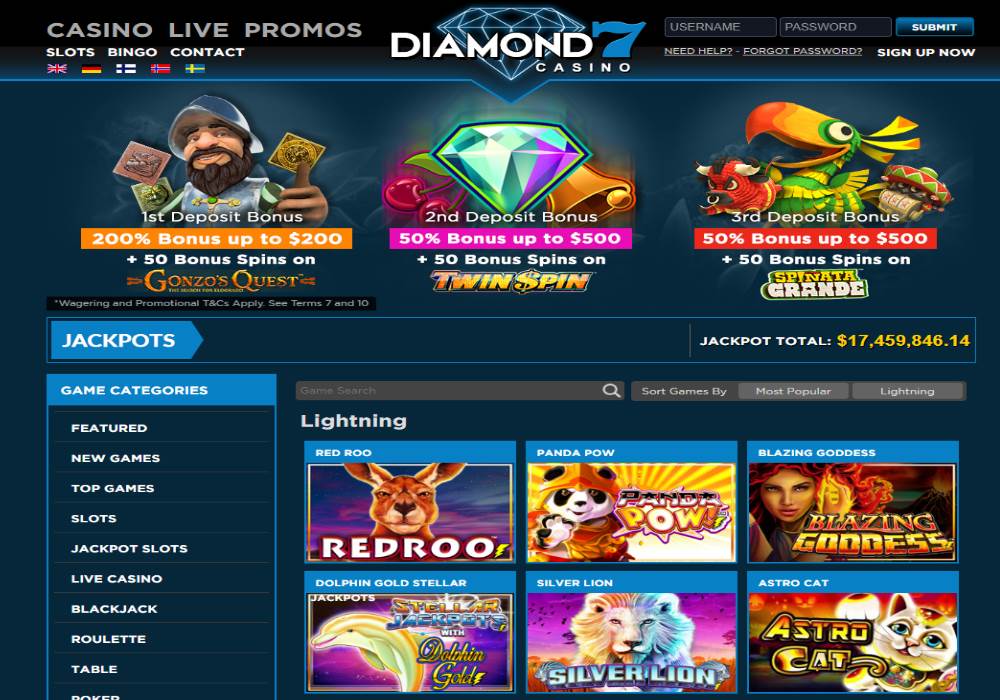 diamond 7 casino no deposit